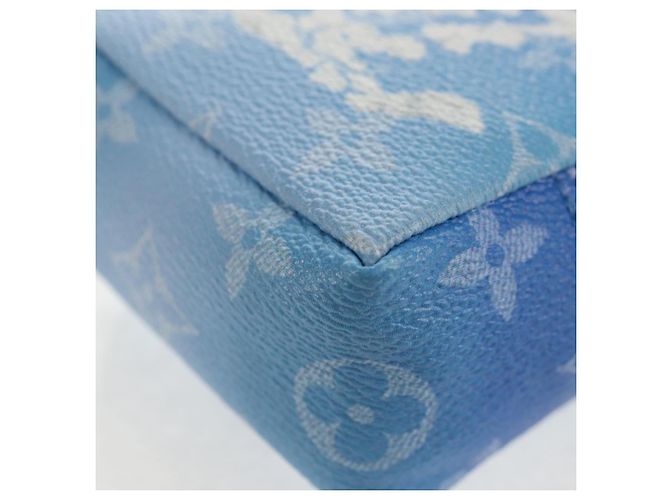 LOUIS VUITTON Pochette Quadrata Bijoux Monogram Clouds Blu MP2792 Auth 145601SM Monogramma - vista 15