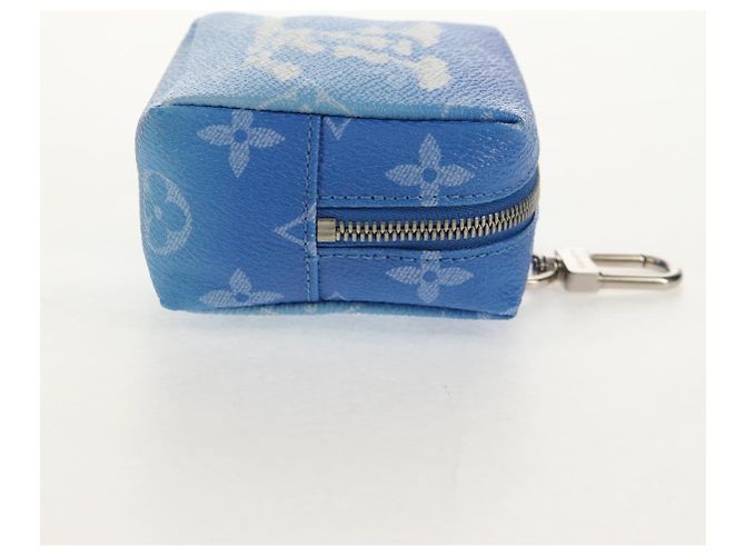 LOUIS VUITTON Pochette Quadrata Bijoux Monogram Clouds Blu MP2792 Auth 145601SM Monogramma - vista 4