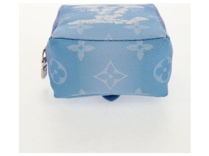 LOUIS VUITTON Pochette Quadrata Bijoux Monogram Clouds Blu MP2792 Auth 145601SM Monogramma - vista 5