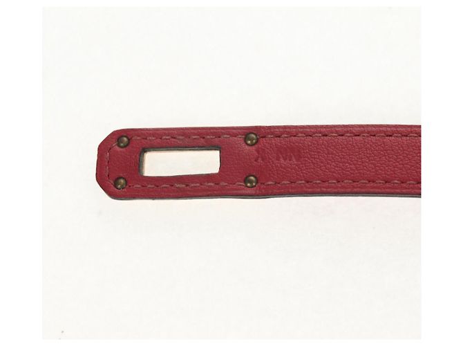 Hermès HERMES Kelly Long Wallet Cuero Rojo Oro Auth 144824SAM Roja Dorado - vista 24