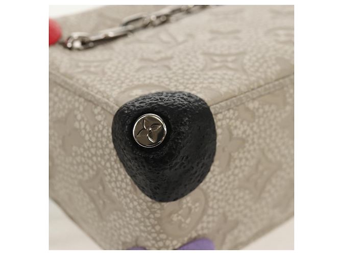 LOUIS VUITTON Borsa Soft Trunk Taurillon Monogram M81606 LV Auth 146364SM Marrone - vista 14
