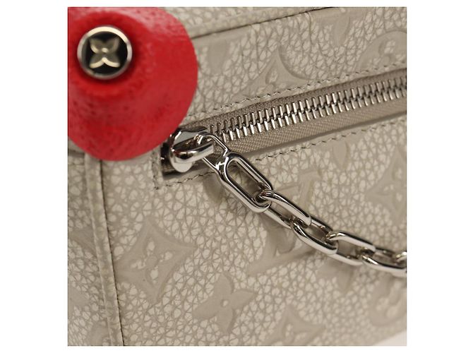 LOUIS VUITTON Borsa Soft Trunk Taurillon Monogram M81606 LV Auth 146364SM Marrone - vista 19