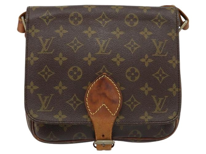 LOUIS VUITTON Bolsa de Ombro Monogram Cartouchiere MM M51253 LV Auth 152857 Monograma - vista 13