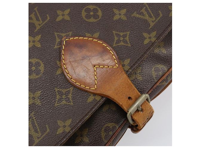 LOUIS VUITTON Bolsa de Ombro Monogram Cartouchiere MM M51253 LV Auth 152857 Monograma - vista 19