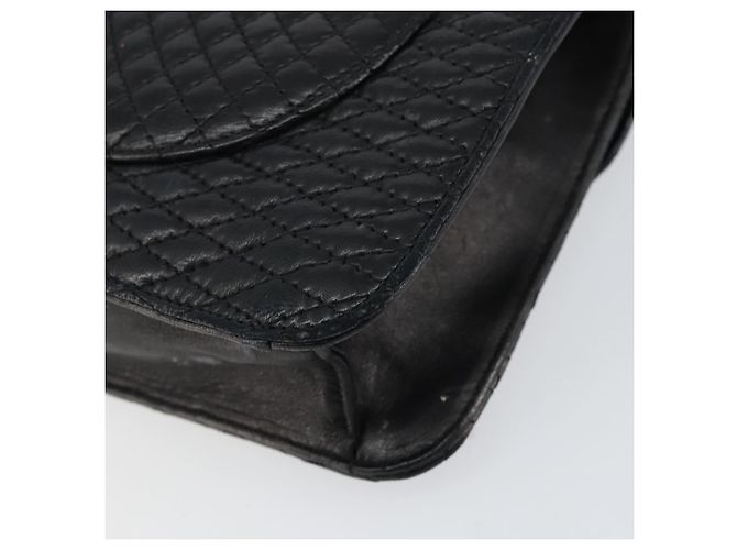 BALLY Borsa a Spalla a Catena Pelle 2in1 Nero Oro Auth 152729 D'oro - vista 14