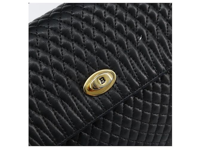 BALLY Borsa a Spalla a Catena Pelle 2in1 Nero Oro Auth 152729 D'oro - vista 16