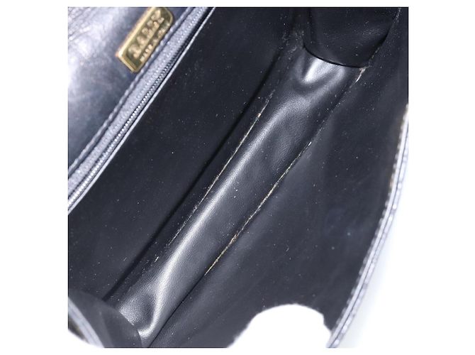BALLY Borsa a Spalla a Catena Pelle 2in1 Nero Oro Auth 152729 D'oro - vista 19