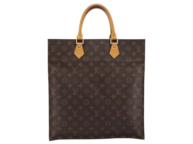 LOUIS VUITTON Borsa Sac Plat Monogram M51140 LV Auth 151249 Monogramma - vista 2