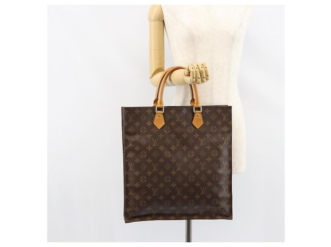 LOUIS VUITTON Borsa Sac Plat Monogram M51140 LV Auth 151249 Monogramma - vista 21