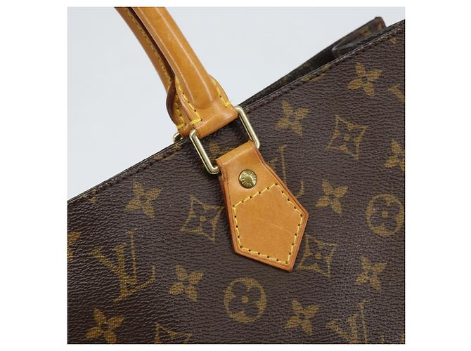 LOUIS VUITTON Borsa Sac Plat Monogram M51140 LV Auth 151249 Monogramma - vista 9