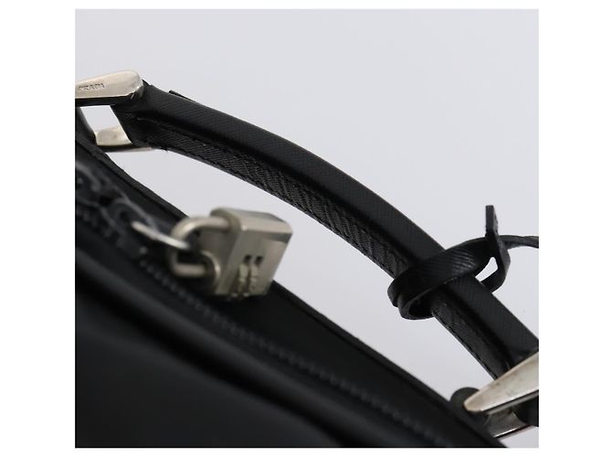 PRADA Trunk Nylon Schwarz Silber Auth am9650 - Ansicht 14