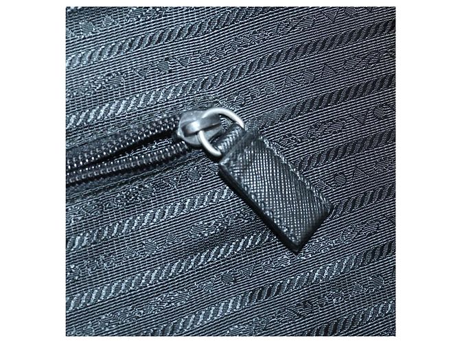 PRADA Trunk Nylon Schwarz Silber Auth am9650 - Ansicht 22