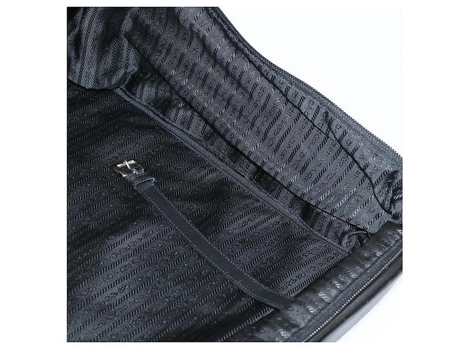 PRADA Trunk Nylon Schwarz Silber Auth am9650 - Ansicht 25