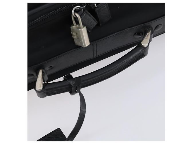 PRADA Trunk Nylon Schwarz Silber Auth am9650 - Ansicht 7