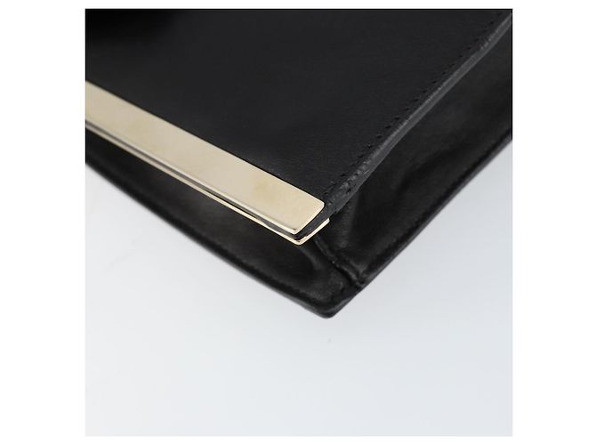 Chloé Borsa a Spalla Chloe in Pelle Nera e Oro Auth ep11990 Nero D'oro - vista 11