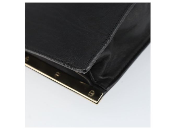 Chloé Borsa a Spalla Chloe in Pelle Nera e Oro Auth ep11990 Nero D'oro - vista 13