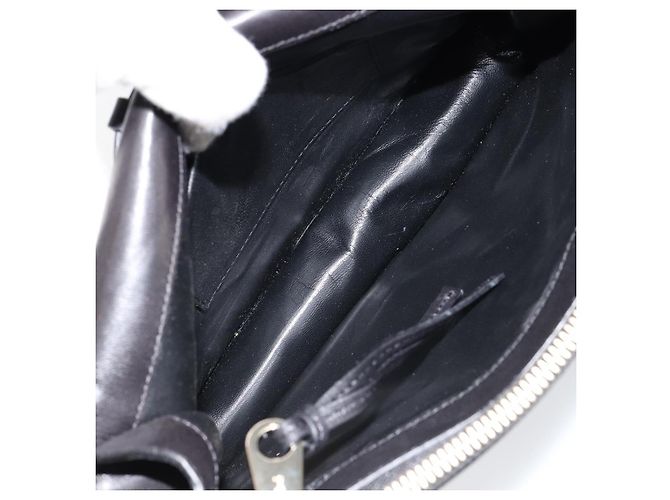 Chloé Borsa a Spalla Chloe in Pelle Nera e Oro Auth ep11990 Nero D'oro - vista 17