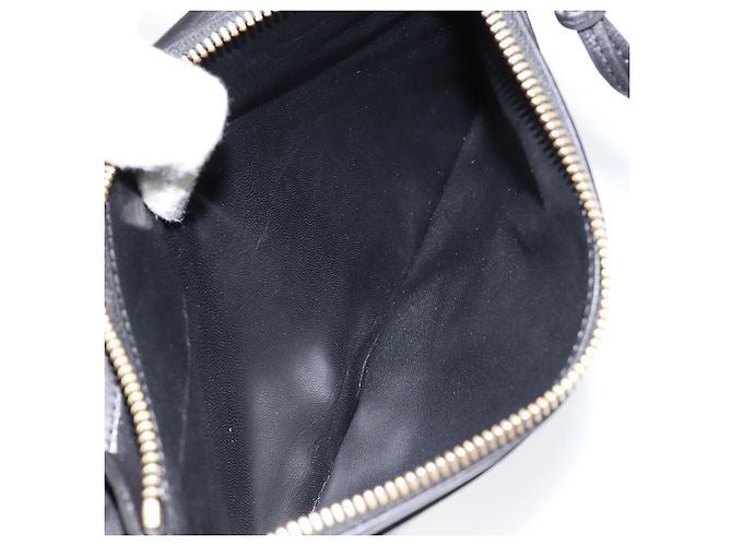 Chloé Borsa a Spalla Chloe in Pelle Nera e Oro Auth ep11990 Nero D'oro - vista 22