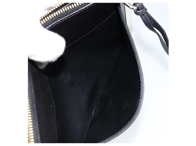 Chloé Borsa a Spalla Chloe in Pelle Nera e Oro Auth ep11990 Nero D'oro - vista 23