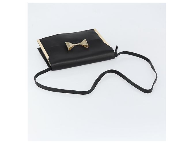 Chloé Borsa a Spalla Chloe in Pelle Nera e Oro Auth ep11990 Nero D'oro - vista 7