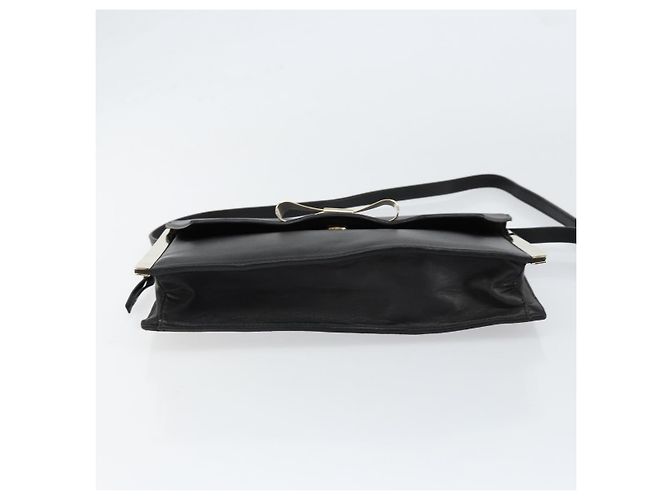 Chloé Borsa a Spalla Chloe in Pelle Nera e Oro Auth ep11990 Nero D'oro - vista 9