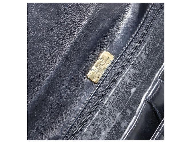 BALLY Borsa a Spalla a Catena Pelle Nera Oro Auth 157106 Nero D'oro - vista 18