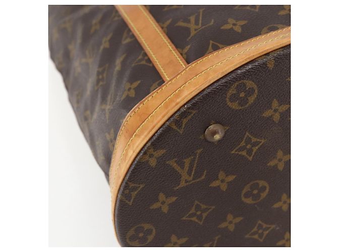 LOUIS VUITTON Borsa a Spalla Monogram Bucket GM M42236 LV Auth 155041 Monogramma - vista 14