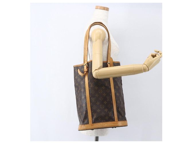 LOUIS VUITTON Borsa a Spalla Monogram Bucket GM M42236 LV Auth 155041 Monogramma - vista 22