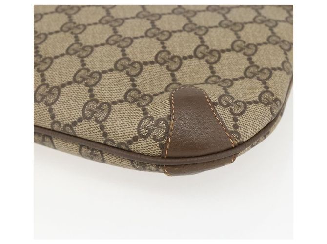 Borsa Sherry Line GG Supreme Web di GUCCI in PVC beige e oro 904 02 026 Auth 156988 D'oro - vista 15