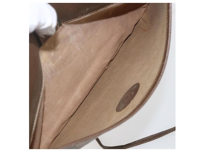 Borsa Sherry Line GG Supreme Web di GUCCI in PVC beige e oro 904 02 026 Auth 156988 D'oro - vista 21