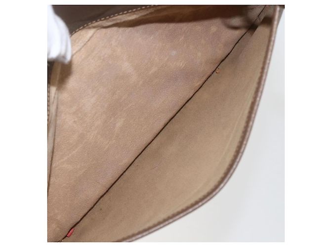 Borsa Sherry Line GG Supreme Web di GUCCI in PVC beige e oro 904 02 026 Auth 156988 D'oro - vista 22