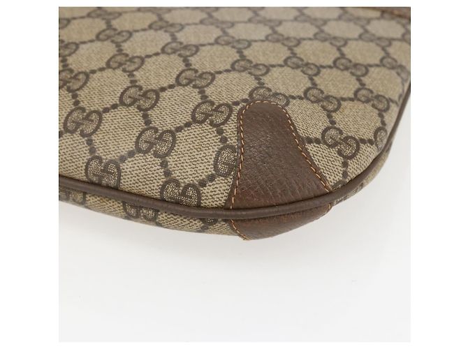 Borsa Sherry Line GG Supreme Web di GUCCI in PVC beige e oro 904 02 026 Auth 156988 D'oro - vista 9