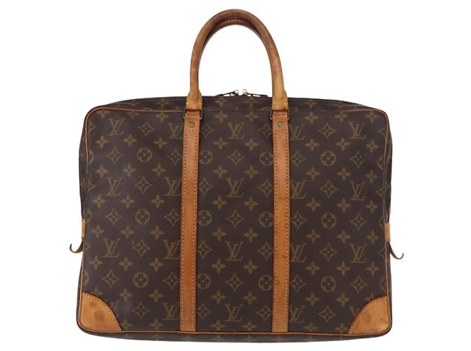 LOUIS VUITTON Monogram Porta Documenti da Viaggio Borsa Business M53361 LV Auth ka692 Monogramma - vista 13