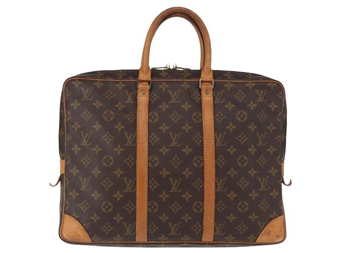 LOUIS VUITTON Monogram Porta Documenti da Viaggio Borsa Business M53361 LV Auth ka692 Monogramma - vista 2