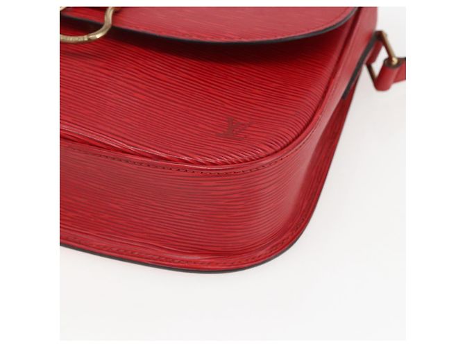 LOUIS VUITTON Borsa a Spalla Epi Saint Cloud GM Rossa M52197 LV Auth ka688 Rosso - vista 15