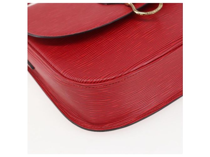 LOUIS VUITTON Borsa a Spalla Epi Saint Cloud GM Rossa M52197 LV Auth ka688 Rosso - vista 16
