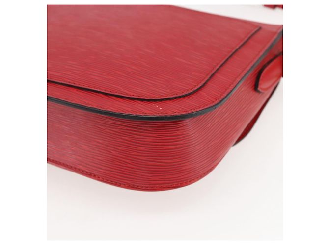 LOUIS VUITTON Borsa a Spalla Epi Saint Cloud GM Rossa M52197 LV Auth ka688 Rosso - vista 17