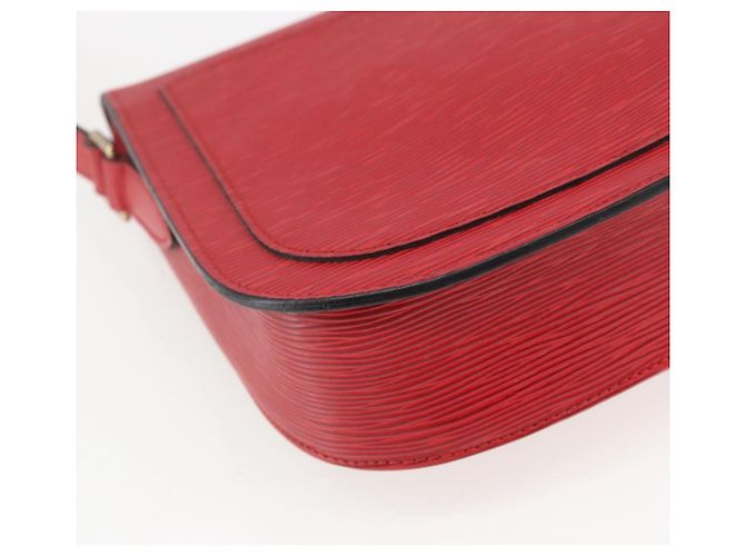 LOUIS VUITTON Borsa a Spalla Epi Saint Cloud GM Rossa M52197 LV Auth ka688 Rosso - vista 18