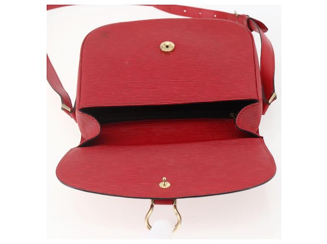 LOUIS VUITTON Borsa a Spalla Epi Saint Cloud GM Rossa M52197 LV Auth ka688 Rosso - vista 20