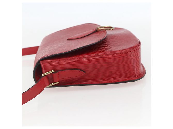 LOUIS VUITTON Borsa a Spalla Epi Saint Cloud GM Rossa M52197 LV Auth ka688 Rosso - vista 3
