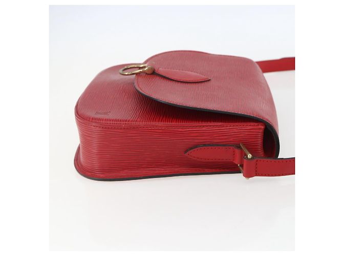 LOUIS VUITTON Borsa a Spalla Epi Saint Cloud GM Rossa M52197 LV Auth ka688 Rosso - vista 4