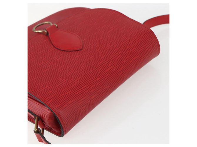 LOUIS VUITTON Borsa a Spalla Epi Saint Cloud GM Rossa M52197 LV Auth ka688 Rosso - vista 6