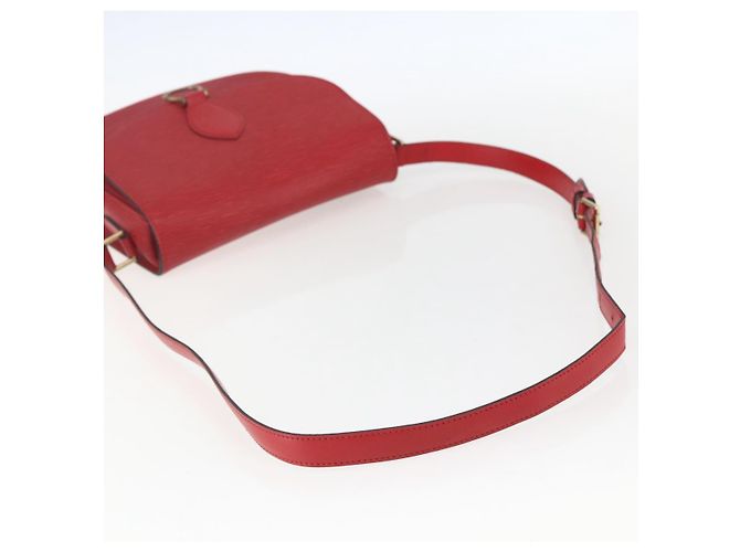 LOUIS VUITTON Borsa a Spalla Epi Saint Cloud GM Rossa M52197 LV Auth ka688 Rosso - vista 7