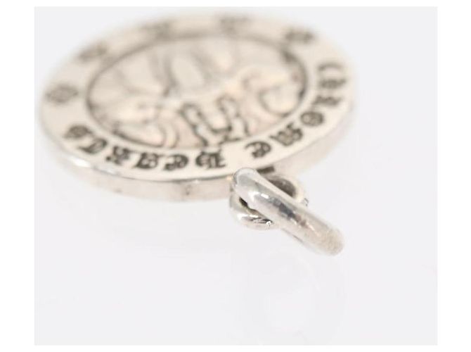 Pendente Chrome Hearts Angel Medal Charm V2 in Argento Ag925 Auth 156690M - vista 6