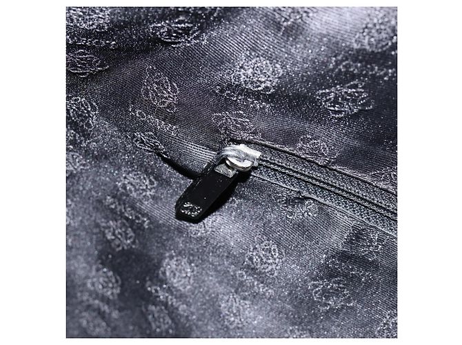 Borsa Tote LOEWE in nylon e pelle nera argento autentica bs31205 Nero - vista 19
