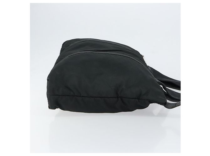 Borsa Tote LOEWE in nylon e pelle nera argento autentica bs31205 Nero - vista 3