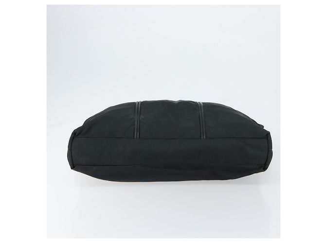 Borsa Tote LOEWE in nylon e pelle nera argento autentica bs31205 Nero - vista 5