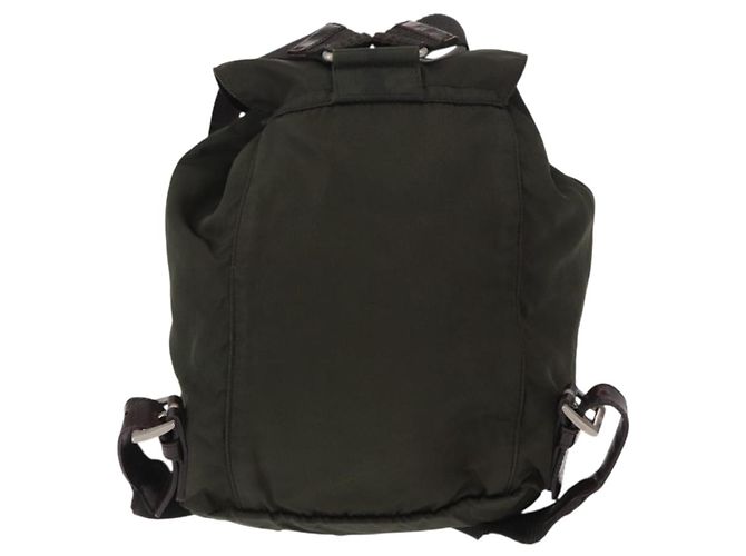Mochila PRADA de nylon caqui plata auténtica bs31148 - vista 2