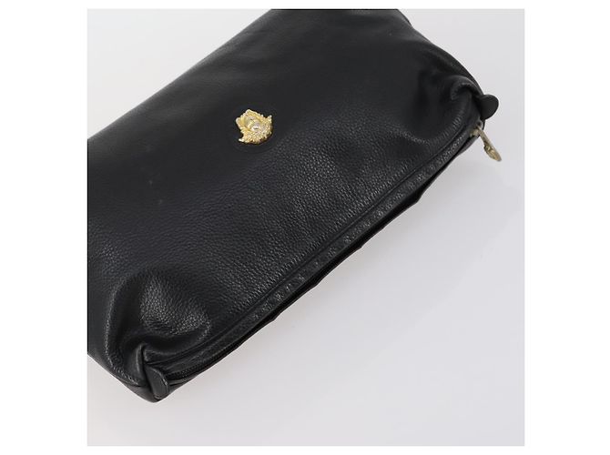 Borsa Gianni Versace Saint Laurent in PVC pelle 2 pezzi nero beige Auth 151922 - vista 5