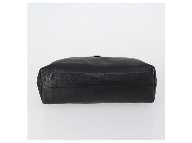 Borsa Gianni Versace Saint Laurent in PVC pelle 2 pezzi nero beige Auth 151922 - vista 6